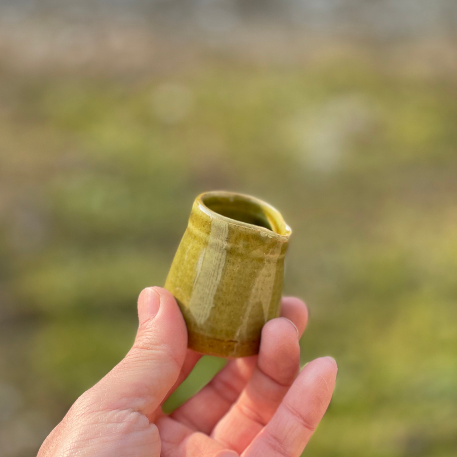 ミルクピッチャー Olive | 鳥取因幡焼