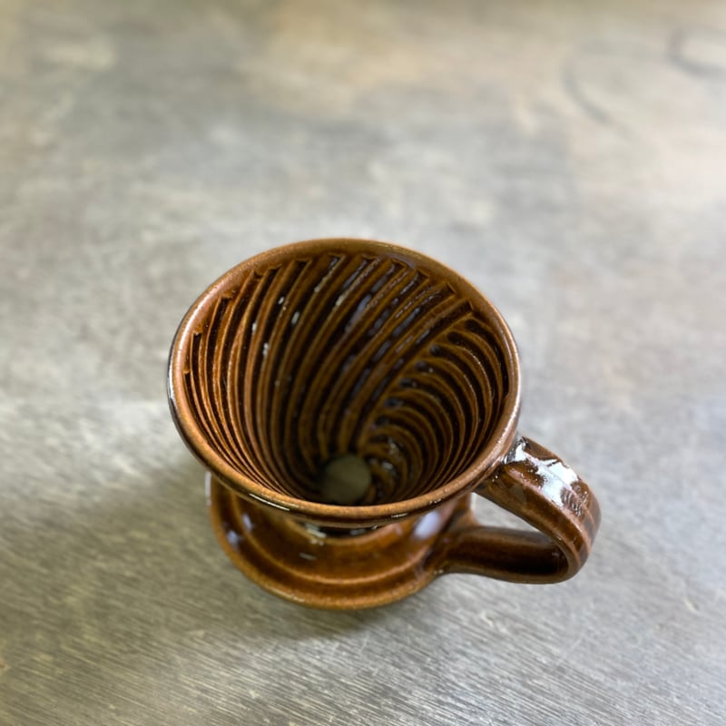 ドリッパー V60 小 1~2杯用 Sand brown | 鳥取因幡焼