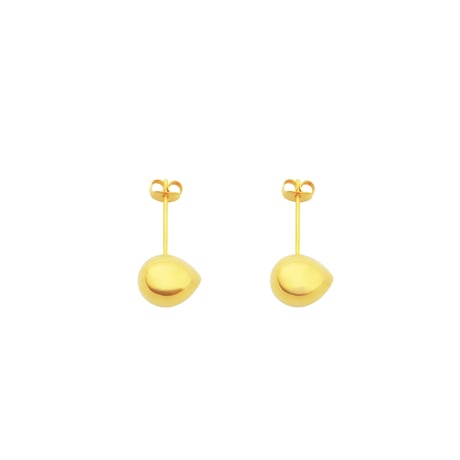 Small Gold Pearl Studs P-28-YG