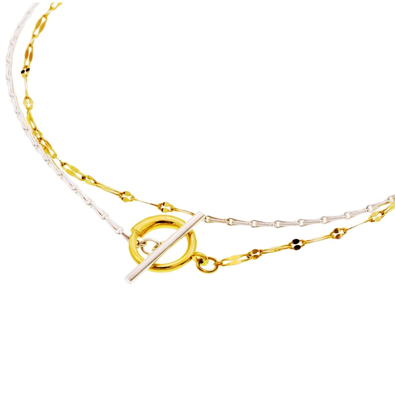 Needle Ice Chain Necklace NC-14-MIX | Rieuk