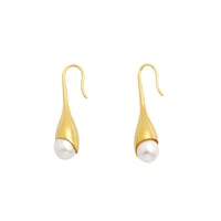 Icicle Pearl Earrings P-10-YG