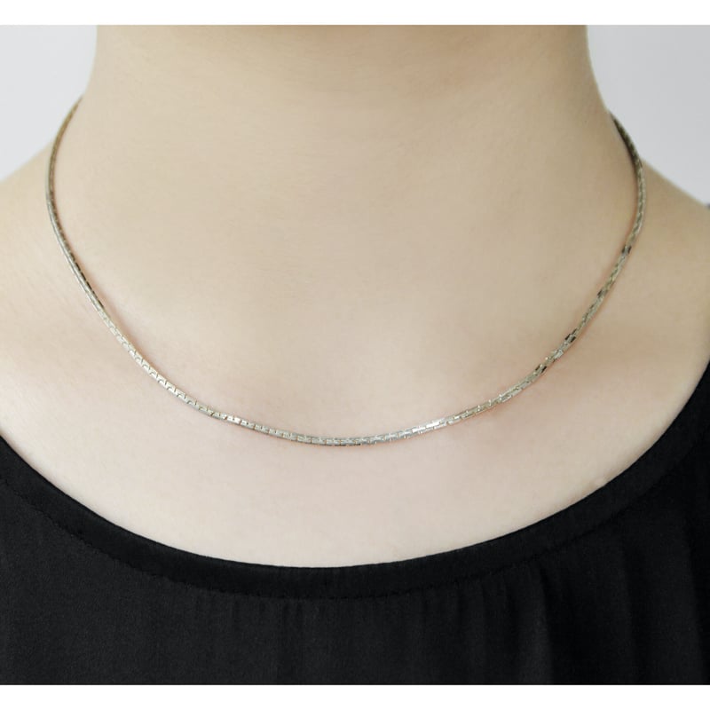 Flat Chain Necklace NC-20-S | Rieuk