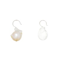 Stone & Baroque Pearl Hooks P-35-S-CRYSTAL