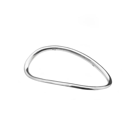 Single Wave Ring L  R-03-S