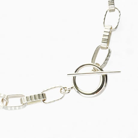 Stripe Chain Necklace NC-05-BR-S