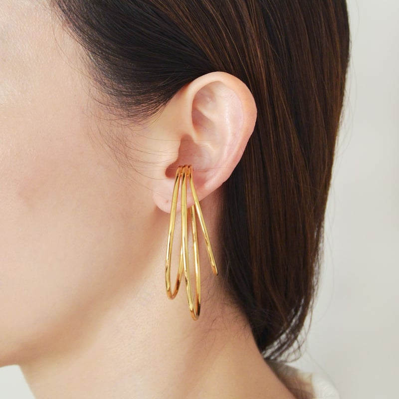 Large Orbit Ear Cuff EC-03L-YG | Rieuk