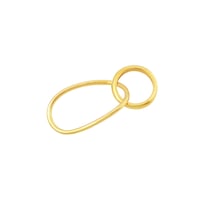 Double Wave Ring R-10-YG