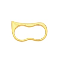 Coquille Double Ring R-16-YG