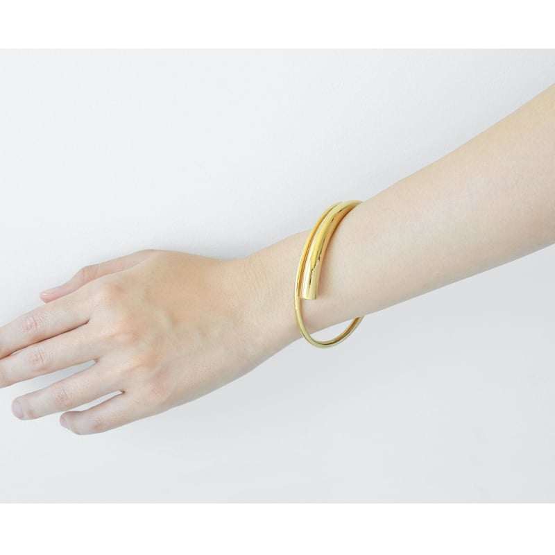 Spiral Bangle BR-09-YG | Rieuk
