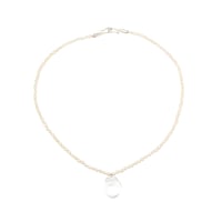 Small Pearl with Stone Baroque Necklace NC-58-S-CRYSTAL