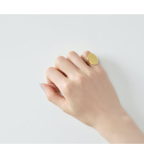Puddle Pinky Ring R-09-YG