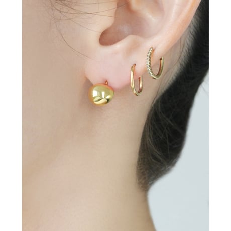 Small Gold Pearl Studs P-30-YG