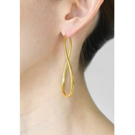 Large Plain Earrings P-42-YG