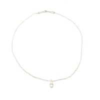 Icicle Pearl with Keshi Necklace NC-23-S