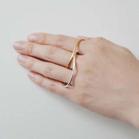 Double Wave Ring  R-01-MIX