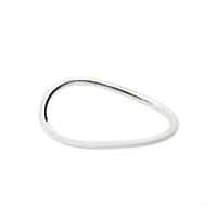 Single Wave Color Ring White  R-04-S-White