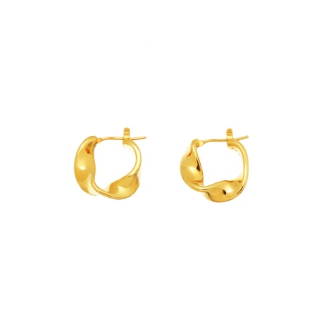 Small Wave Earrings P-38-YG