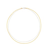 Double Thinner Necklace NC-68-YG