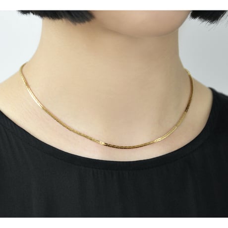 Flat Chain Necklace NC-20-YG