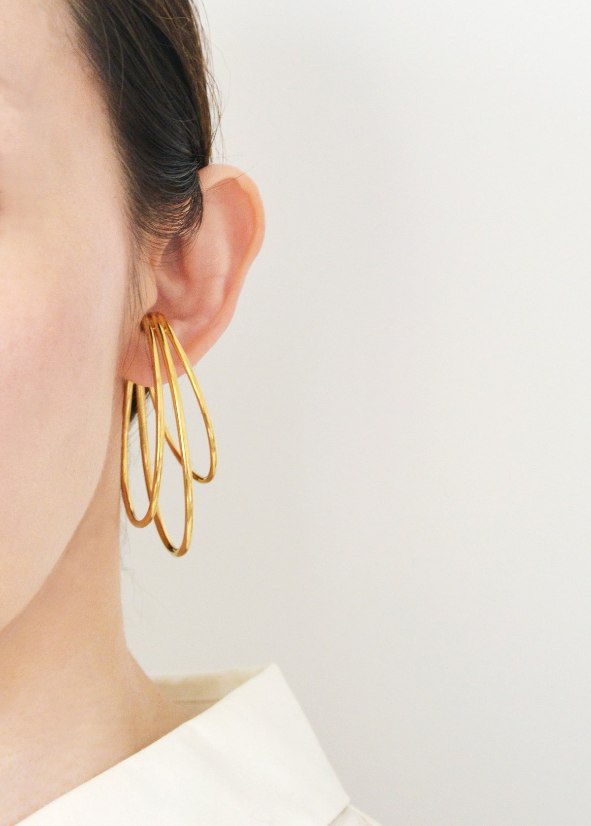Large Orbit Ear Cuff EC-03L-YG | Rieuk