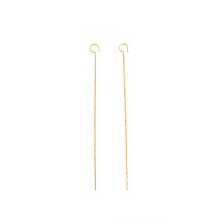 Thinest Moon Tears Earrings P-17-YG