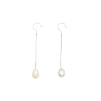 Pearl & Chain Long Hooks P-33-S