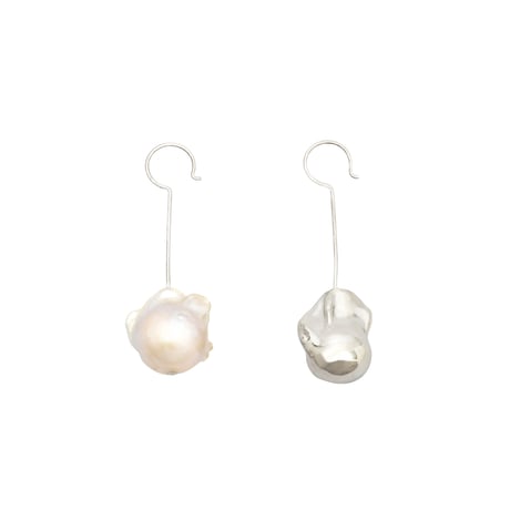Silver Baroque Long Hooks P-24-S