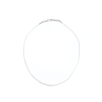 White Keshi Pearl Necklace  P38-1-WH-K