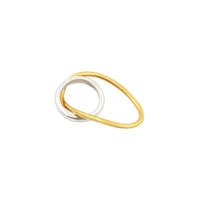 Double Wave Ring R-10-MIX