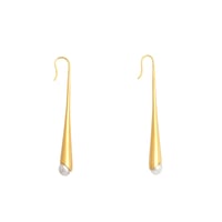 Icicle Pearl Earrings P-09-YG
