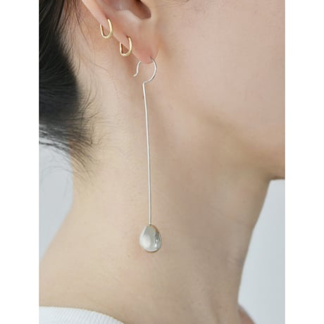 Pearl & Bar Long Hooks P-34-S