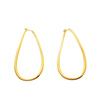 Large Plain Earrings P-42-YG