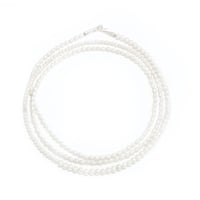 White Pearl Long Necklace NC-P100-WH