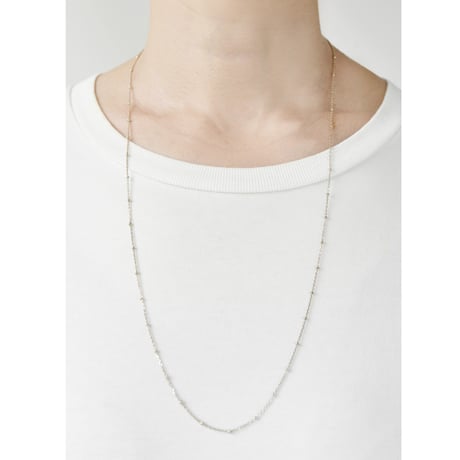 Dot Chain Long Necklace NC-54-S