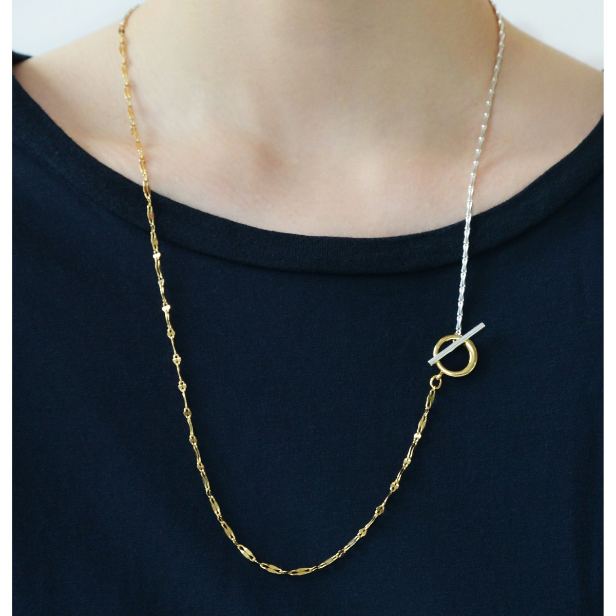 Needle Ice Chain Necklace NC-14-MIX | Rieuk