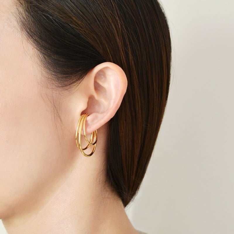 Small Orbit Ear Cuff EC-03S-YG | Rieuk 