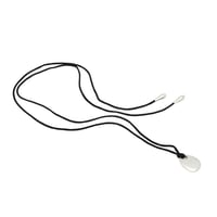 Silver Stone Necklace NC-26-S-BLK