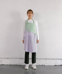 フルエプロン/annabelleフレンチリネン　ミントグリーン・ホライゾンブルー