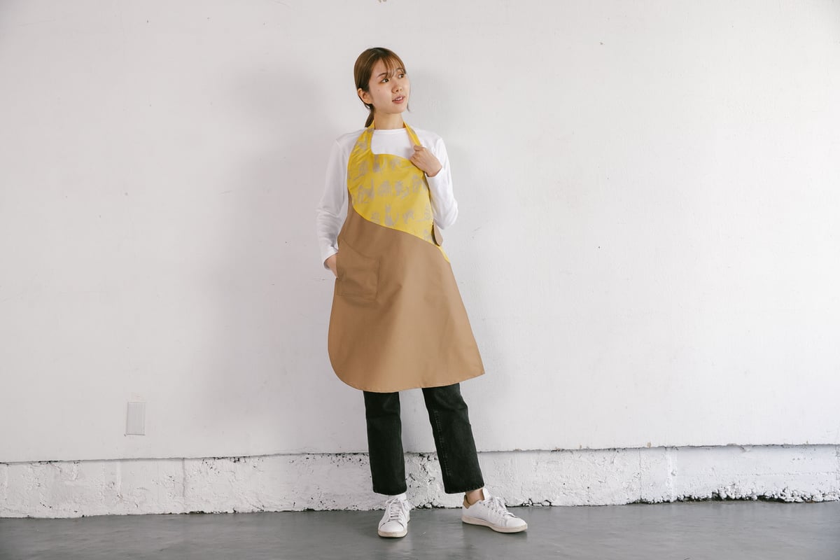 フルエプロン/annabelle 六本木「NUNO」 ねこ | pinopina.net