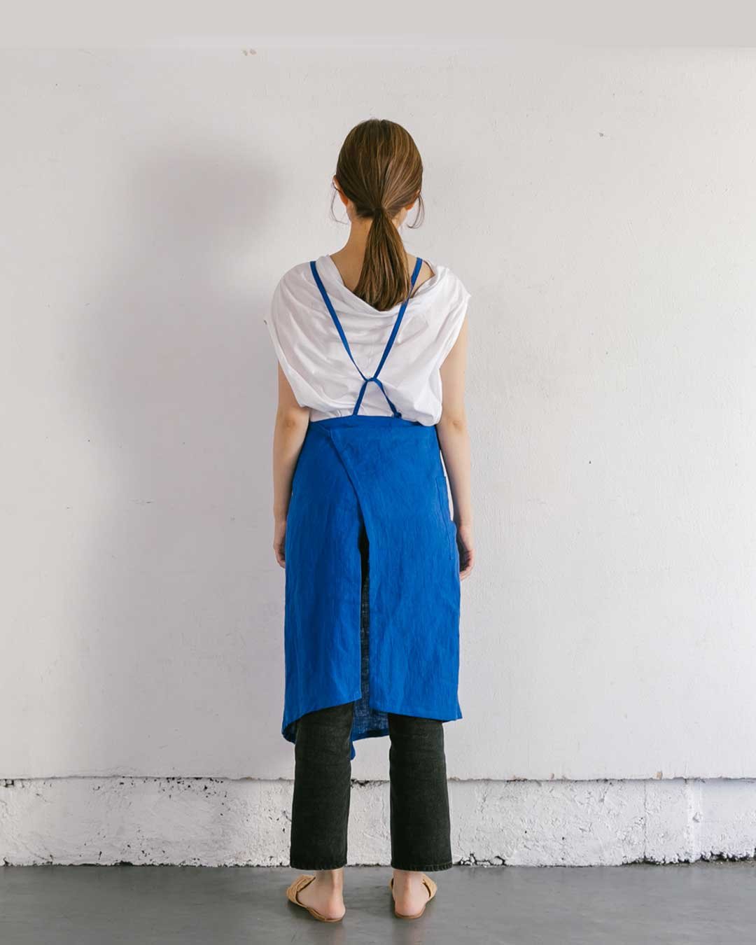 フルエプロン /alinaコバルトブルー merchant&mills | pinopina