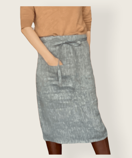 ギャルソン/pina 　ダークネイビー・ヘリンボーン