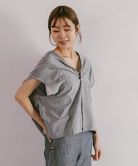 topsリンネア　グレー杢