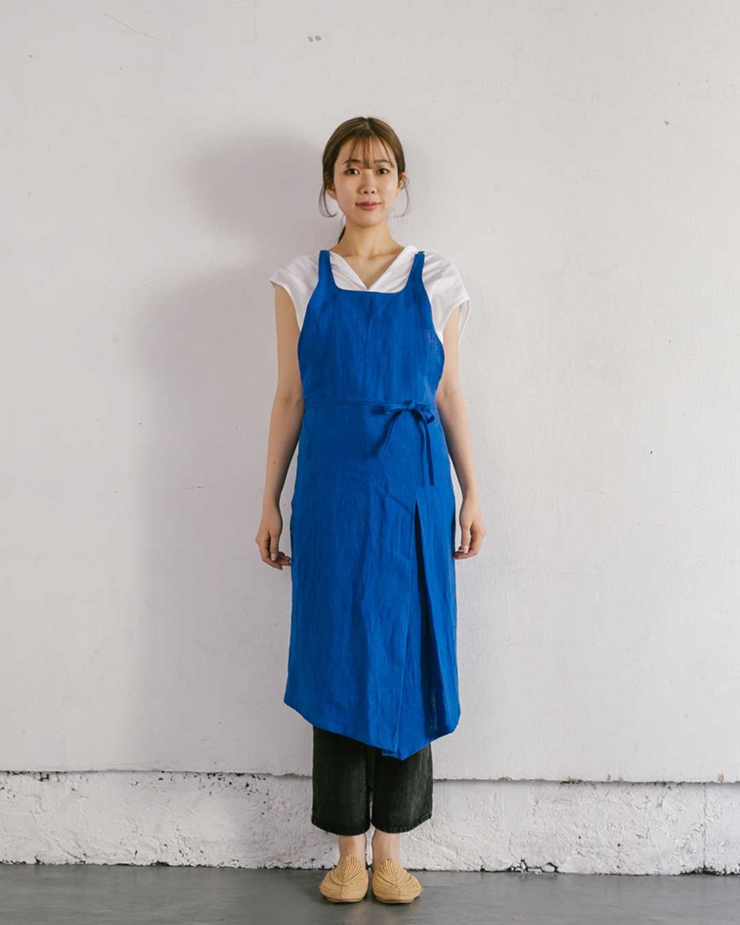 フルエプロン /alinaコバルトブルー merchant&mills | pinopina