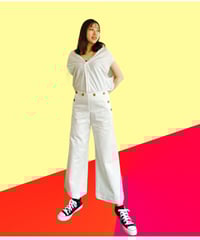 マリンパンツmarini　デニムホワイト