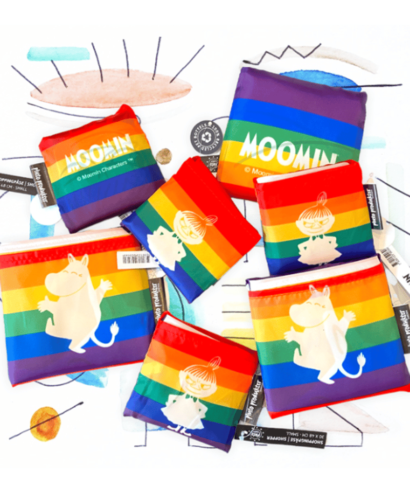 ムーミンxレインボーカラーのエコバッグ！ | pinopina.net