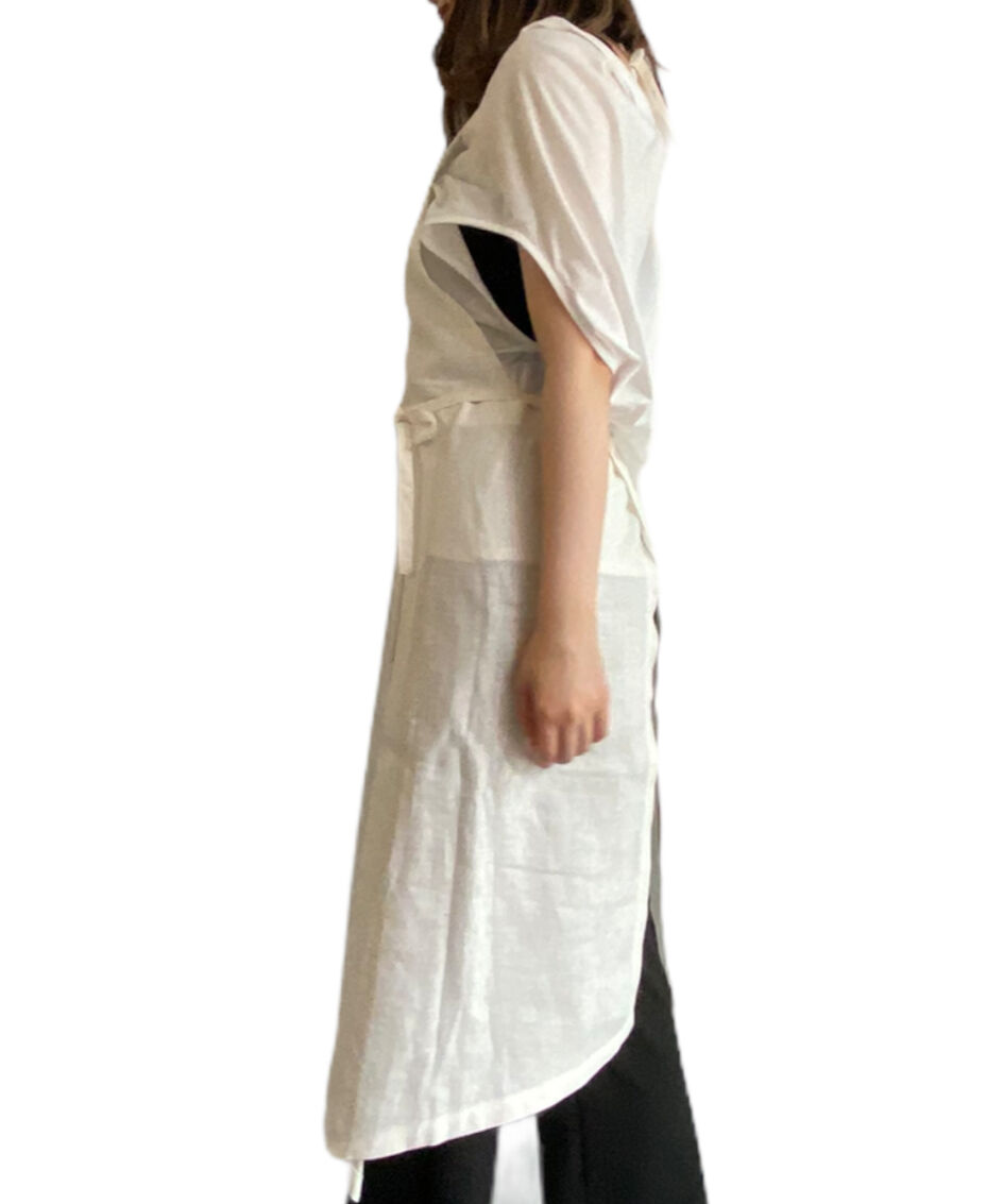 This___ オリジナルエプロン オフホワイト 白 This___