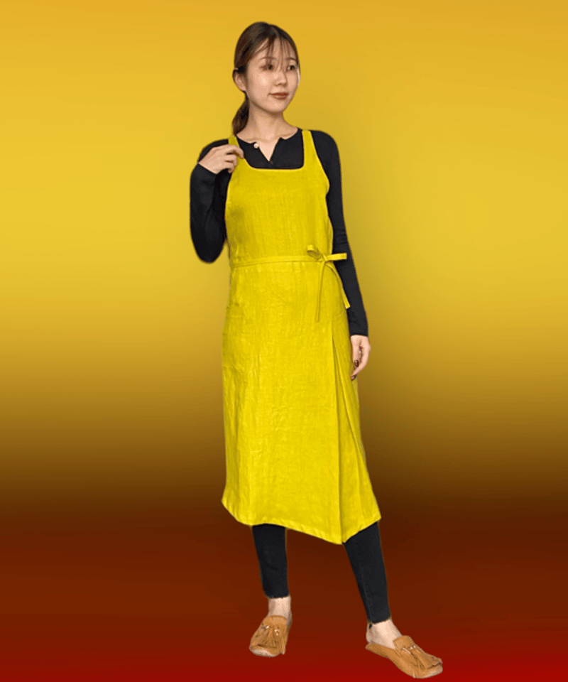 morphose　トランプ　エプロン風　スカート フルエプロン /alinaシトラス merchant&mills | pinopina.net