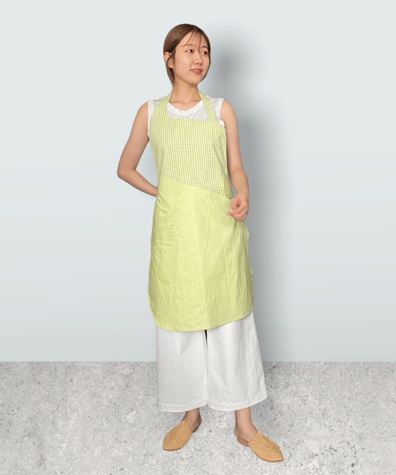 【miel.02様】Popelin グリーンチェックロンパース JAK0125F0039_pz_a002.jpg