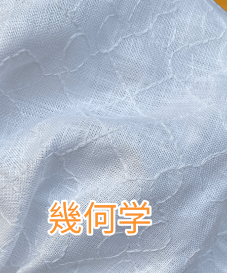 amish bonnet  白 麻に白刺繍