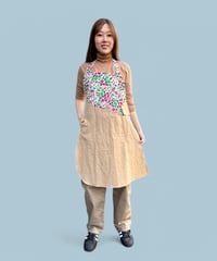 フルエプロン/annabelle フレンチ ・レッドフラワー